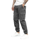 New Men Cargo Jogger Pants Multi‑Pockets Elastic Cuff Casual Loose Daily Outdoor Streetwear Versatile Male Long Trousers