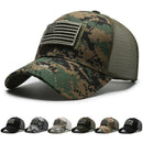 boné táctico camuflado  bandeira americana