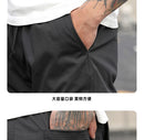 New Men Cargo Jogger Pants Multi‑Pockets Elastic Cuff Casual Loose Daily Outdoor Streetwear Versatile Male Long Trousers