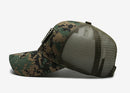 boné táctico camuflado  bandeira americana