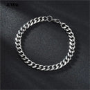 Awit Miniamlist Men Bracelet Gold Jewelry Street Style Stainless Steel 316L 18k Gold Plated Cuban Chain Bracelets For Women