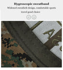 boné táctico camuflado  bandeira americana