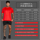 Camiseta Poliester Masculina Dry Fit Academia Esporte Verao