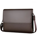 Bolsa Mensageiro Masculina Em Couro Vintage - Milano Horizontal - Maschille