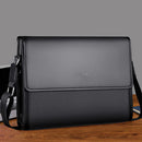 Bolsa Mensageiro Masculina Em Couro Vintage - Milano Horizontal - Maschille