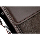 Bolsa Mensageiro Masculina Em Couro Vintage - Milano Horizontal - Maschille