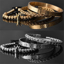 Pulseira Masculina Luxo Royal 3 em 1 - Maschille