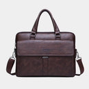 Pasta JEEP de Couro com Bolso Externo para Notebook - Maschille