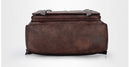 Mochila de Couro Madrid com Carregador Integrado - Maschille
