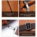 Bolsa JEEP de Couro Masculina Transversal - Firenze - Maschille