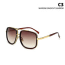 Óculos de Sol Square Vintage Masculino - Maschille